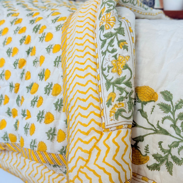 Shobhita Single Hand Blocked Quilt