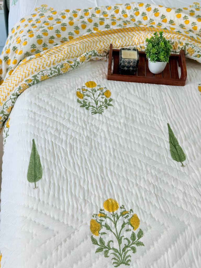 Shobhita Single Hand Blocked Quilt