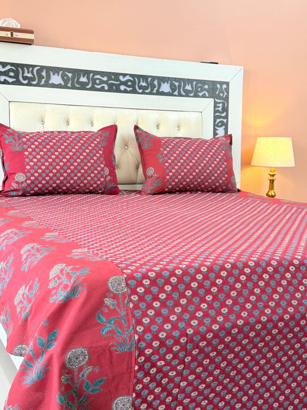 Noor-e-Kutch Ajrakh Bedsheet