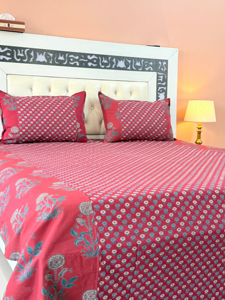 Noor-e-Kutch Ajrakh Bedsheet