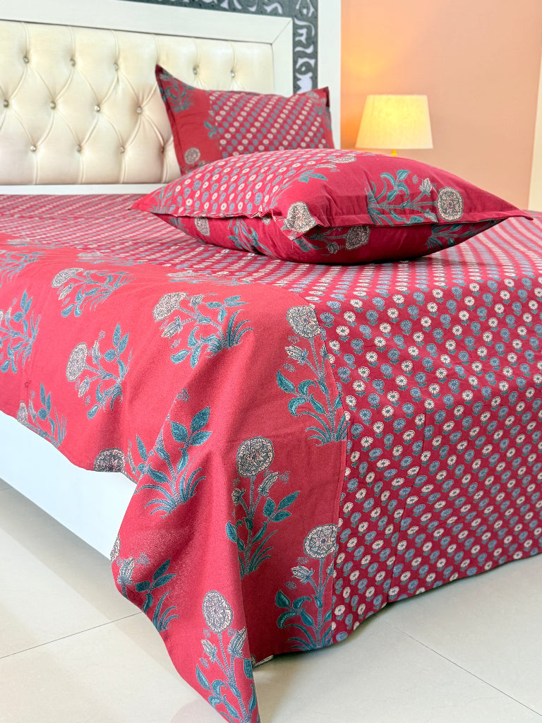 Noor-e-Kutch Ajrakh Bedsheet