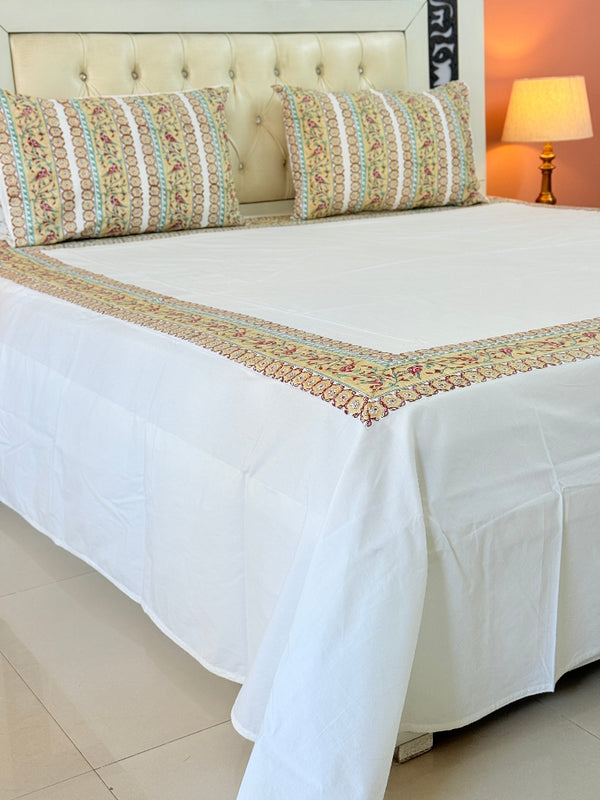 The Minimalist - Hand Blocked Bedsheet