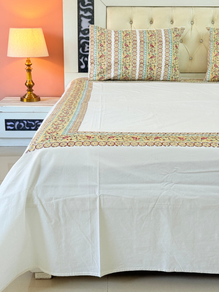The Minimalist - Hand Blocked Bedsheet