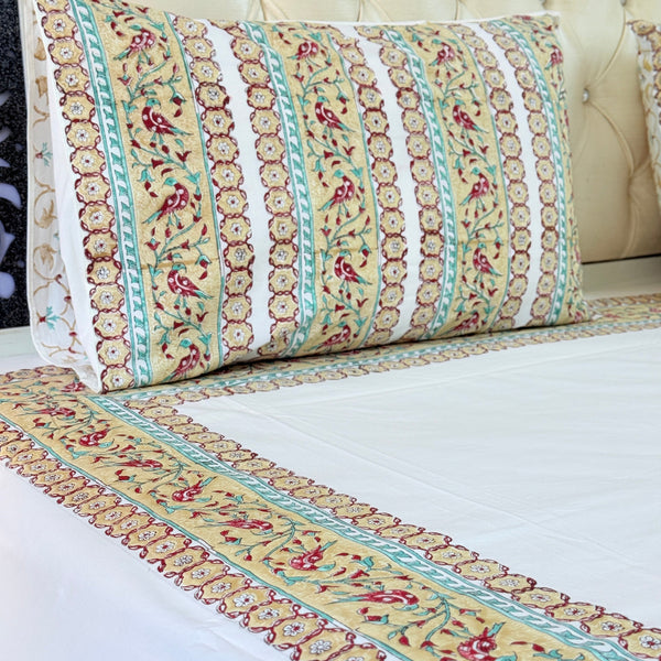 The Minimalist - Hand Blocked Bedsheet