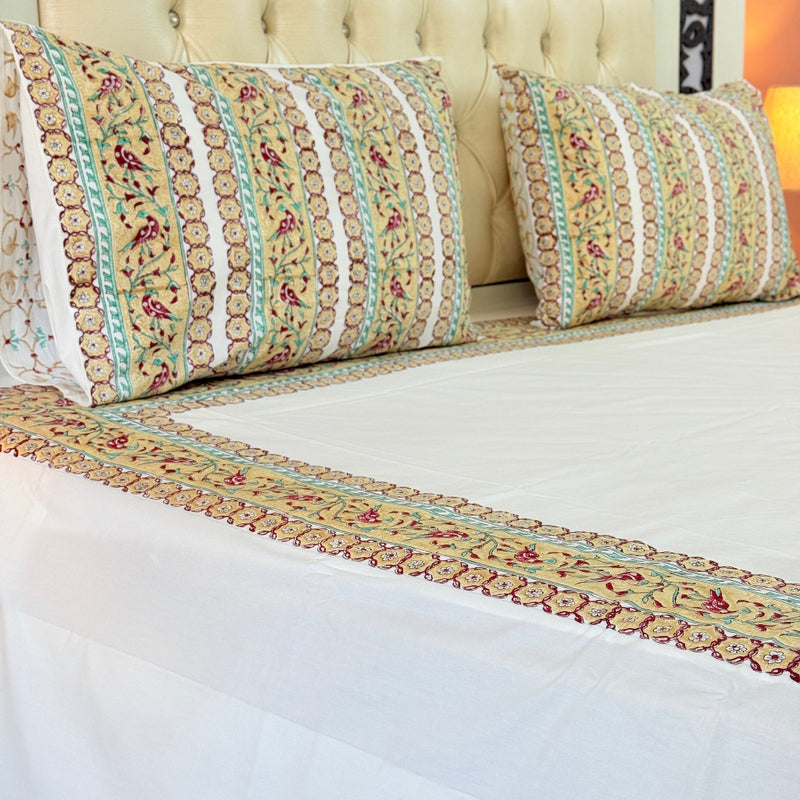 The Minimalist - Hand Blocked Bedsheet