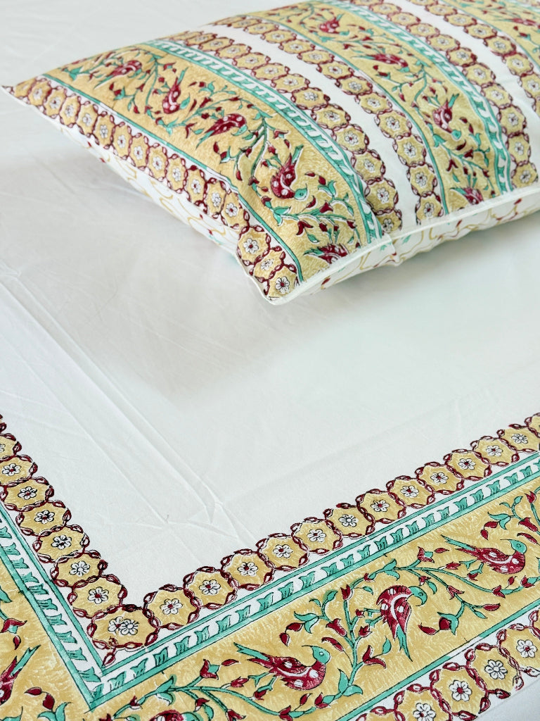 The Minimalist - Hand Blocked Bedsheet