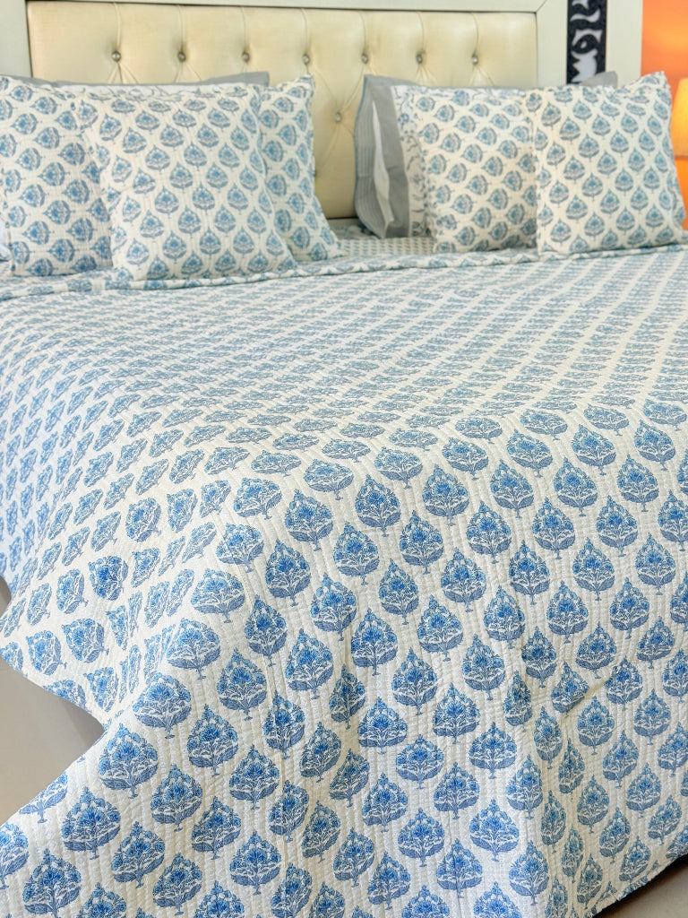 The Heirloom Edit - Hand Blocked Quilted Bedcover