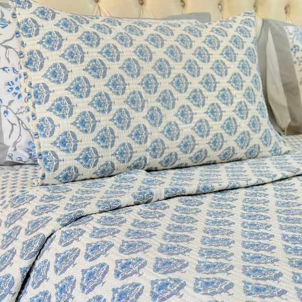 The Heirloom Edit - Hand Blocked Quilted Bedcover
