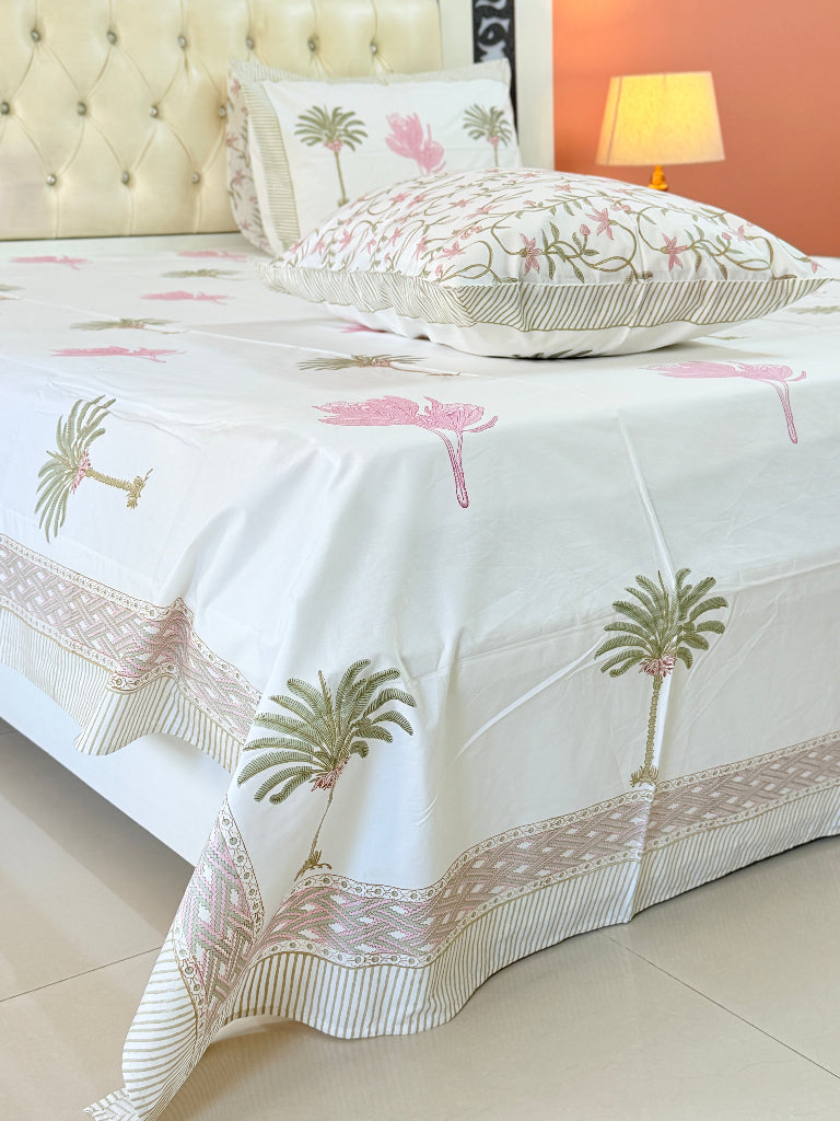 Palm Bliss Hand Blocked Sheet