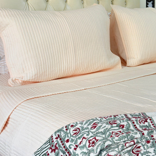 Solid Colors Quilted Bedcover