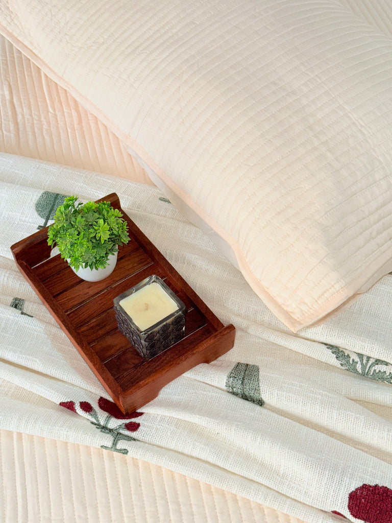 Solid Colors Quilted Bedcover