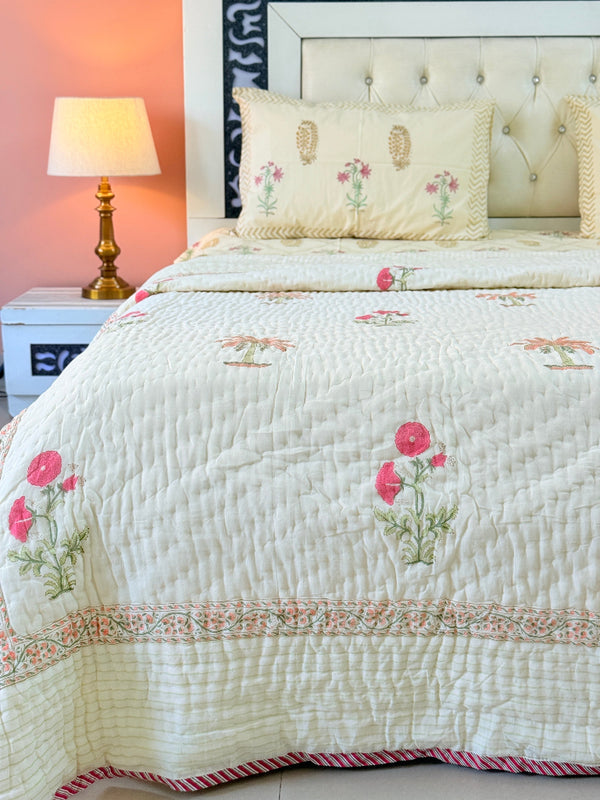Crafted Calm Double Hand Blocked Quilt