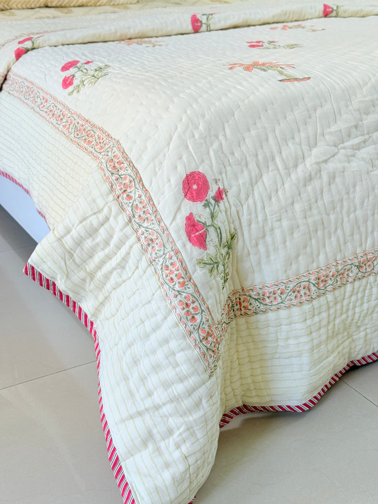 Crafted Calm Double Hand Blocked Quilt