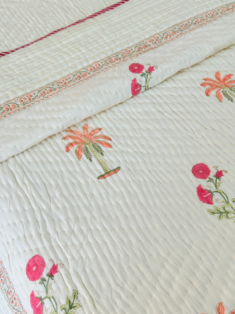 Crafted Calm Double Hand Blocked Quilt