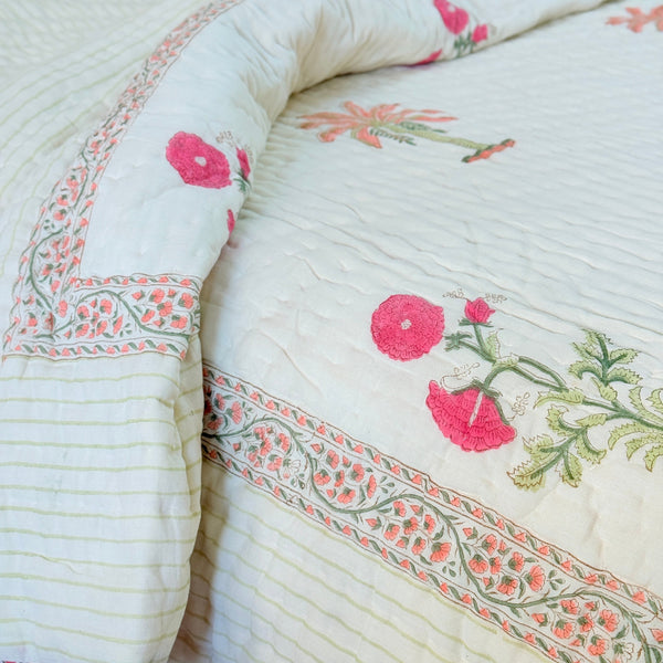 Crafted Calm Double Hand Blocked Quilt