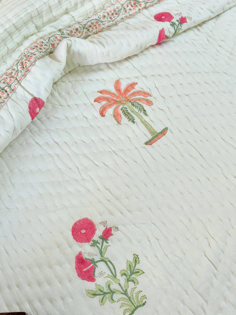 Crafted Calm Double Hand Blocked Quilt