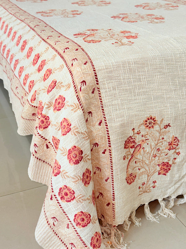 EarthKind Hand Blocked South Cotton Weave Bedcover