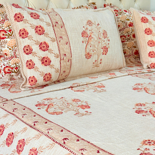 EarthKind Hand Blocked South Cotton Weave Bedcover