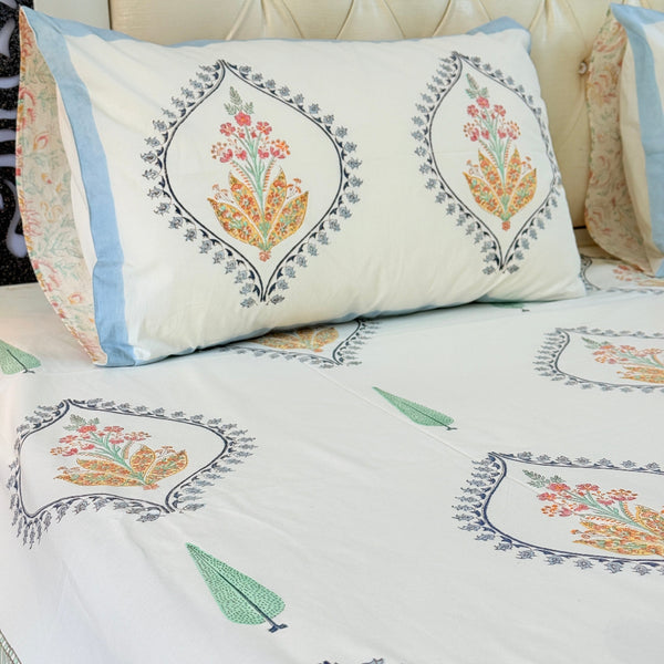 Artistic Charm Hand Blocked Sheet