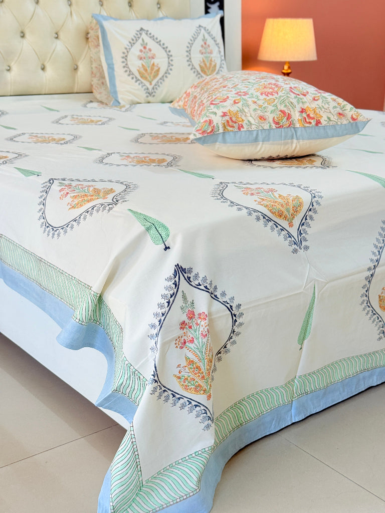 Artistic Charm Hand Blocked Sheet