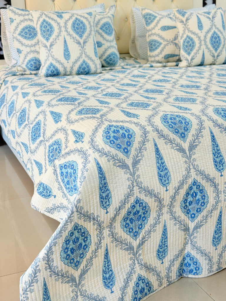 Pure Loom Ajrakh Quilted Bedcover