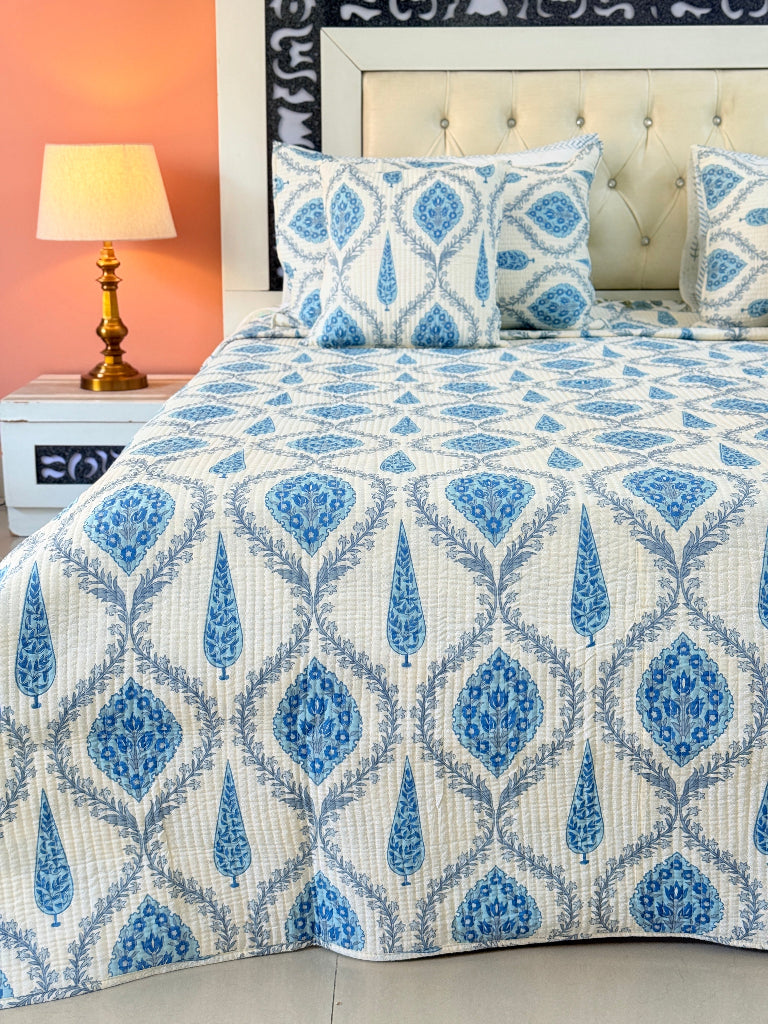 Pure Loom Ajrakh Quilted Bedcover