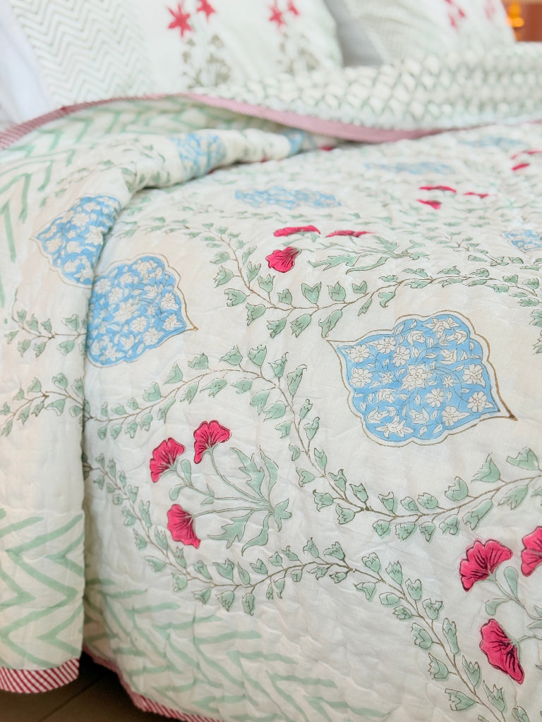 Gulbaag Double Hand Blocked Quilt