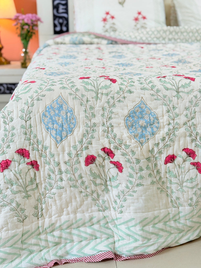 Gulbaag Double Hand Blocked Quilt