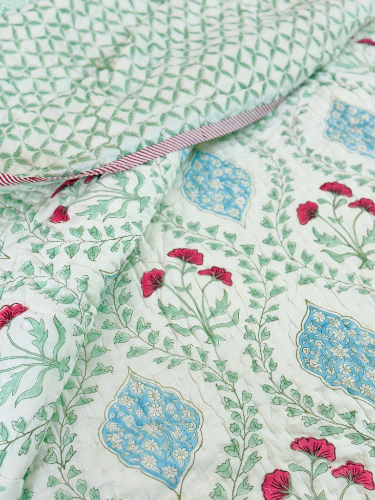 Gulbaag Double Hand Blocked Quilt