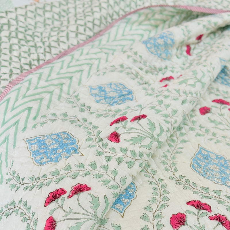 Gulbaag Double Hand Blocked Quilt