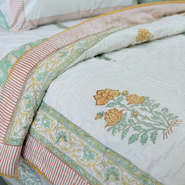 Handloom Haven Single Hand Blocked Quilt