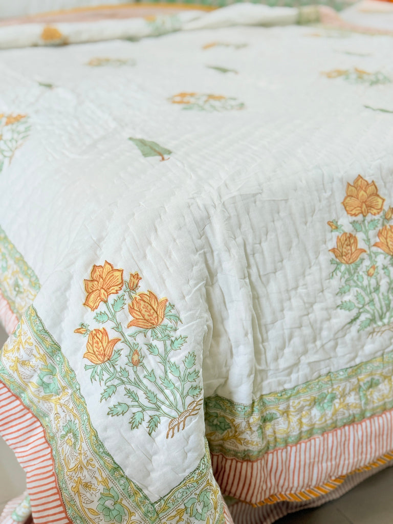 Handloom Haven Single Hand Blocked Quilt
