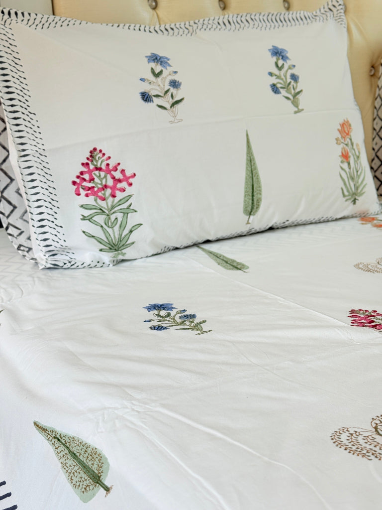 Bagh-e-Jannat Jaipuri Block Print Sheet