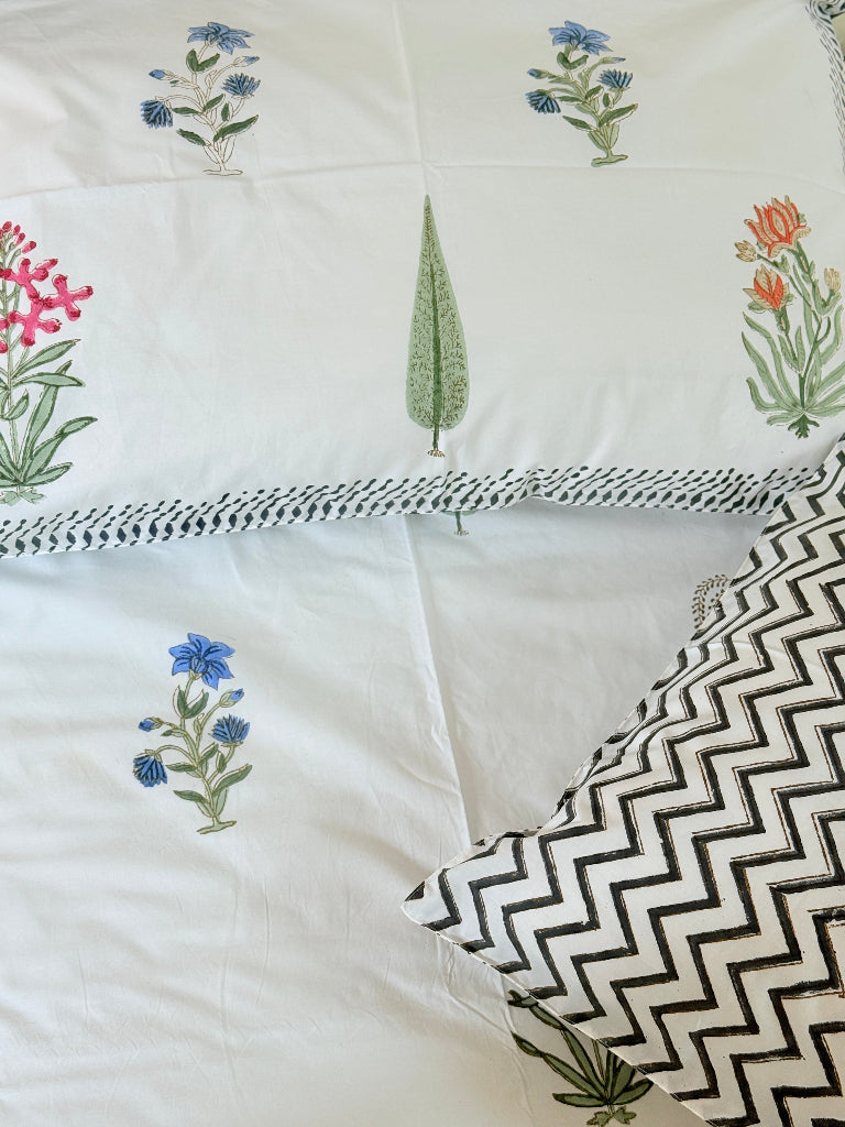 Bagh-e-Jannat Jaipuri Block Print Sheet