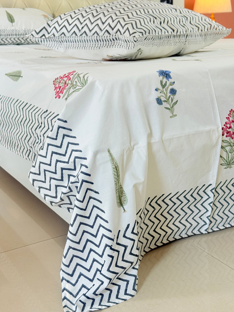 Bagh-e-Jannat Jaipuri Block Print Sheet