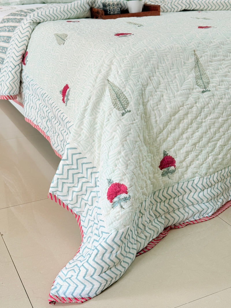 Heritage Aura Single Hand Blocked Quilt