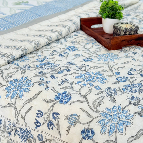 Mughal Bagh Single Hand Blocked Sheet