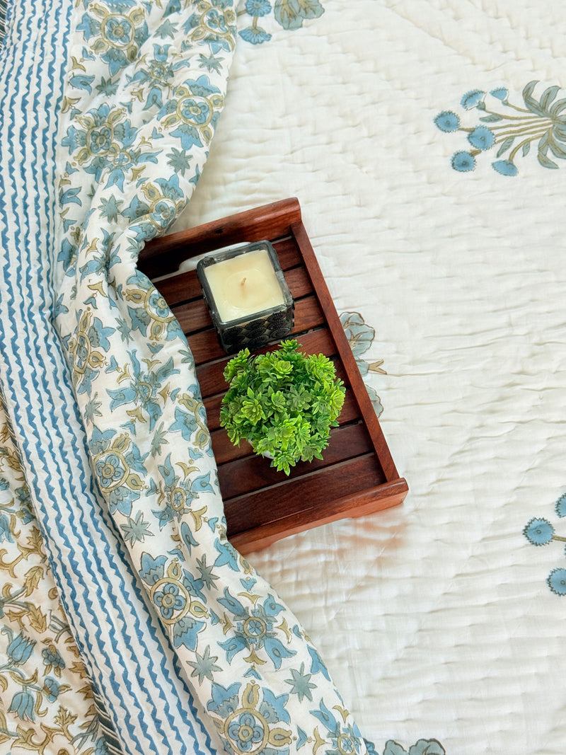 Jaipur Trails Single Hand Blocked Quilt