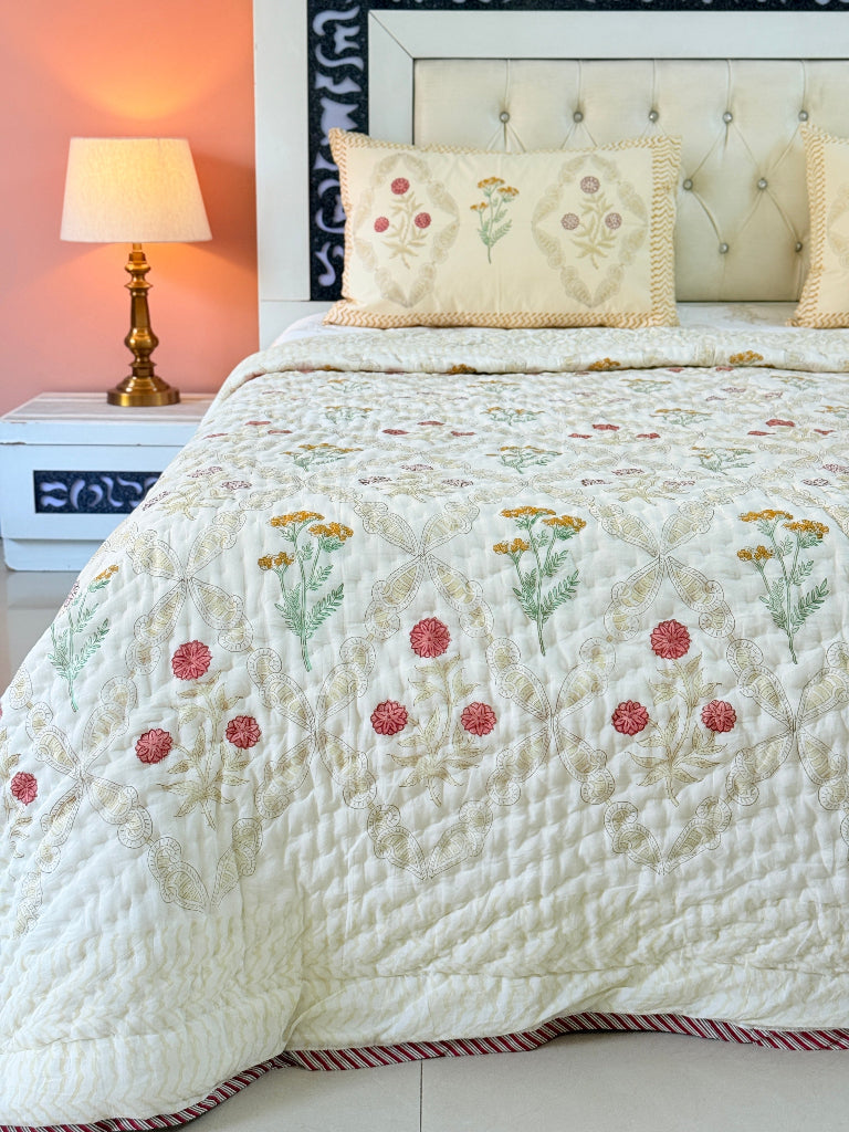 Golden Hour Double Hand Blocked Quilt
