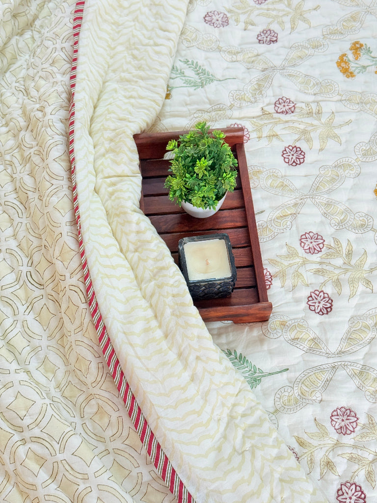 Golden Hour Double Hand Blocked Quilt