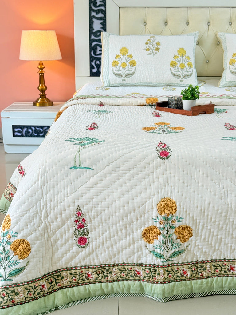 Crafted Comfort Single Hand Blocked Quilt