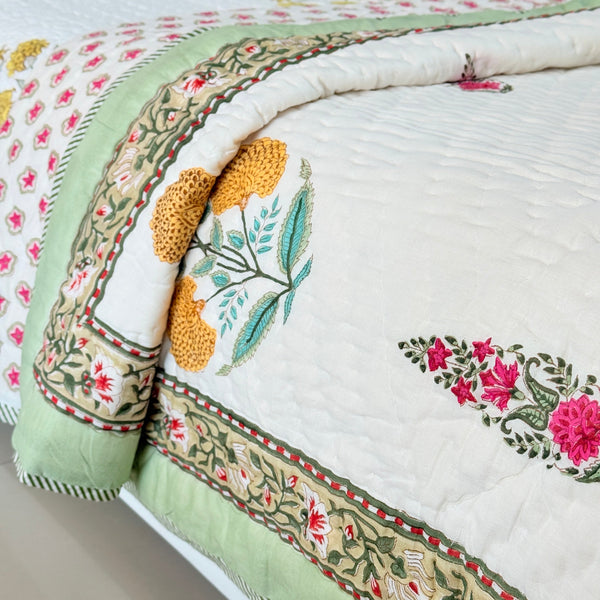 Crafted Comfort Single Hand Blocked Quilt