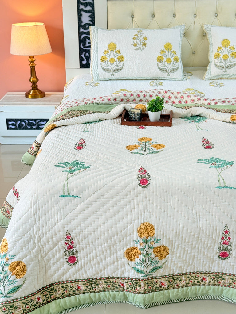 Crafted Comfort Single Hand Blocked Quilt