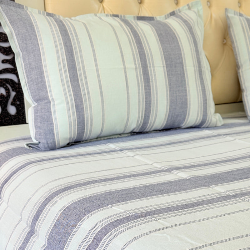 Blue Stripes South Cotton Bedsheet