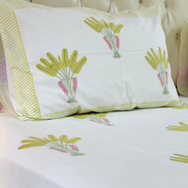 Feather Love Hand Blocked Sheet