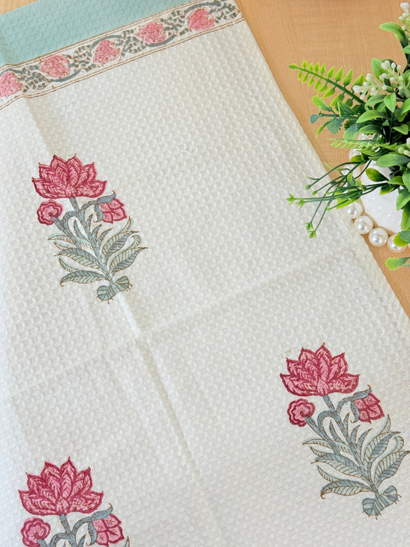 Forever Love Hand Blocked Hand Towel