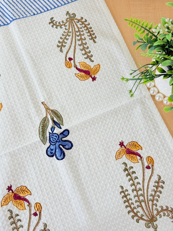 Bloom and Bliss Hand Blocked Hand Towel