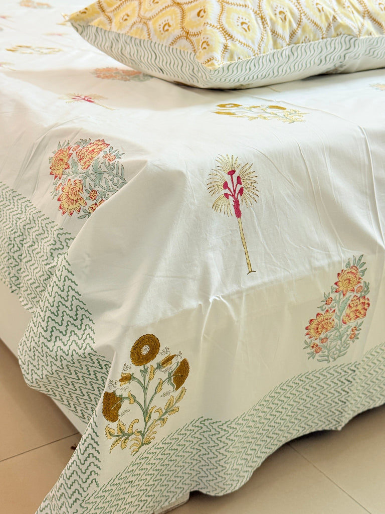 Timeless Elegance Hand Blocked Sheet