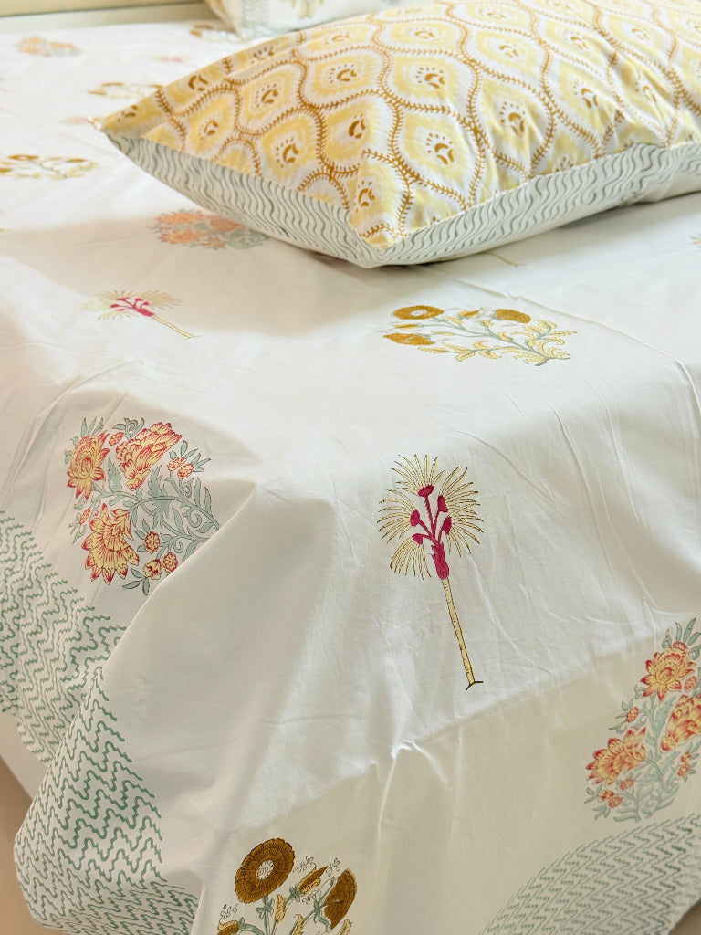 Timeless Elegance Hand Blocked Sheet