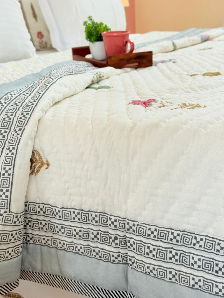 The Royals - Double Hand-blocked Quilt